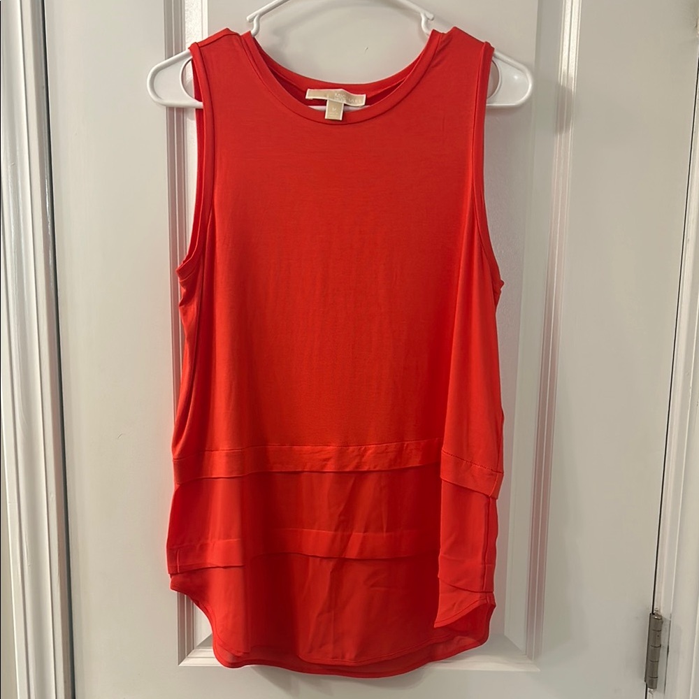 Women's Red Sleeveless Top